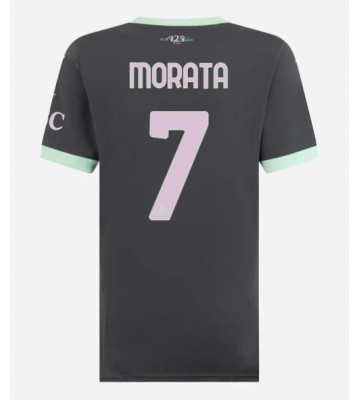 AC Milan Alvaro Morata #7 Tredjetröja Dam 2024-25 Kortärmad